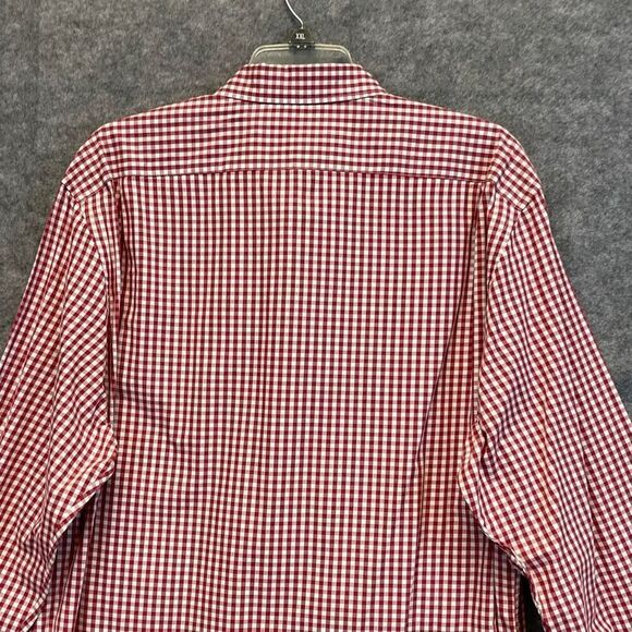 GOOD THREADS Button-up Shirt Men's XL Red & White Standard Fit Gingham Western - Picture 7 of 11